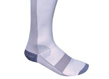 Recovery socks, White/Grey, 20-30 mmHg