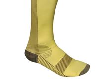 Recovery socks, Yellow/Brown, 20-30 mmHg